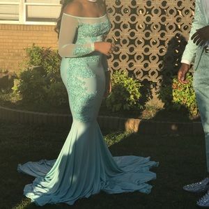 Custom Made Fitted Prom Dress